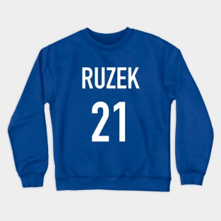 Ruzek Jersey (White Text) Crewneck Sweatshirt